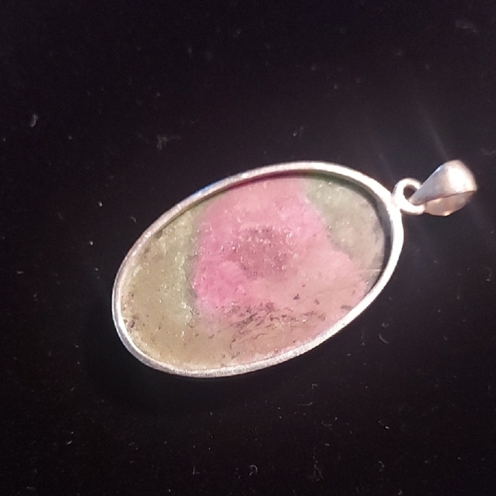 Vibrant Ruby Zoisite Sterling Silver Pendant (Any… - image 3